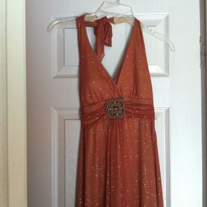 Formal dress (worn once). Looks great on!!!