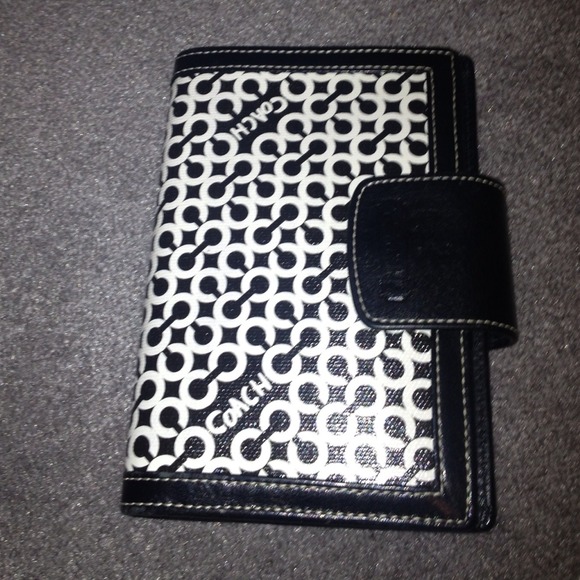 SOLD Authentic COACH address book/calendar holder