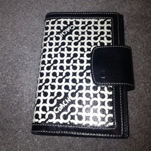 SOLD Authentic COACH address book/calendar holder