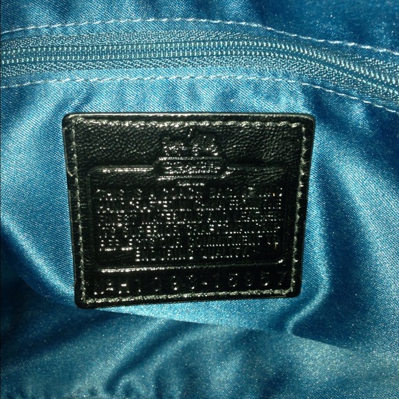 🚫SOLD🚫Coach Madison Dot Op Art Sophia Black/Gray - Picture 3 of 4