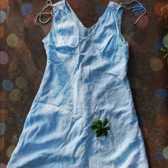GAP Dresses & Skirts - SALE Sky Blue Linen Dress