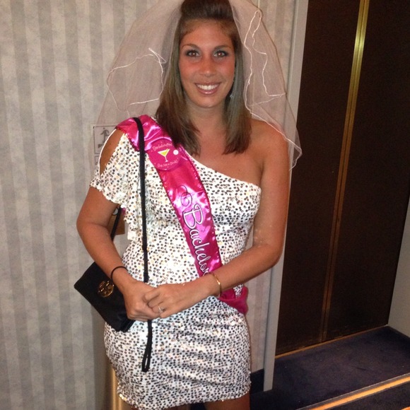 White off the shoulder dress