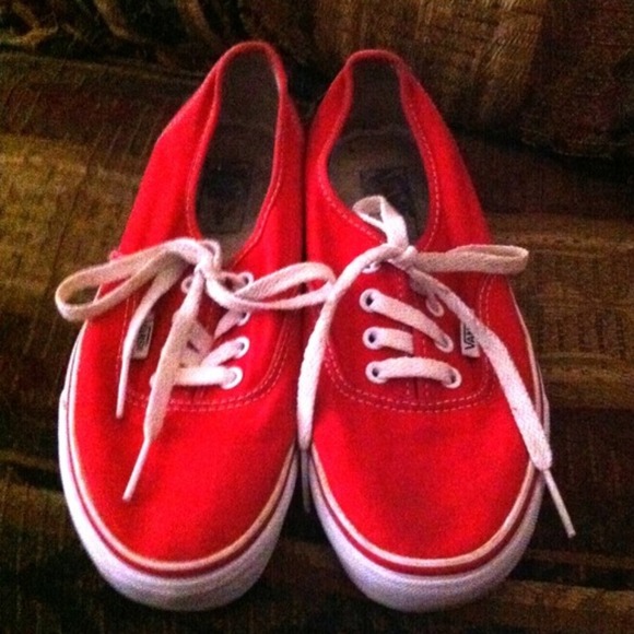 Red Vans - Picture 2 of 4