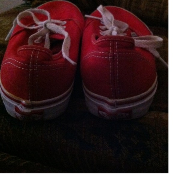 Red Vans - Picture 4 of 4