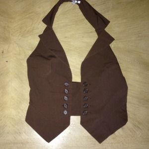 Brown vest