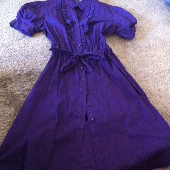 Purple dress