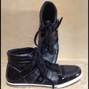Mens ALDO Black Patent Leather shoes