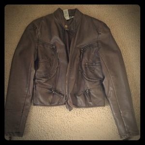 Max Studio faux leather jacket
