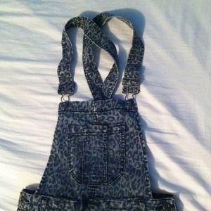 Cheetah Print Overalls! On Hold for @julieshrine