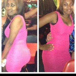 Hot Pink Bodycon Dress..