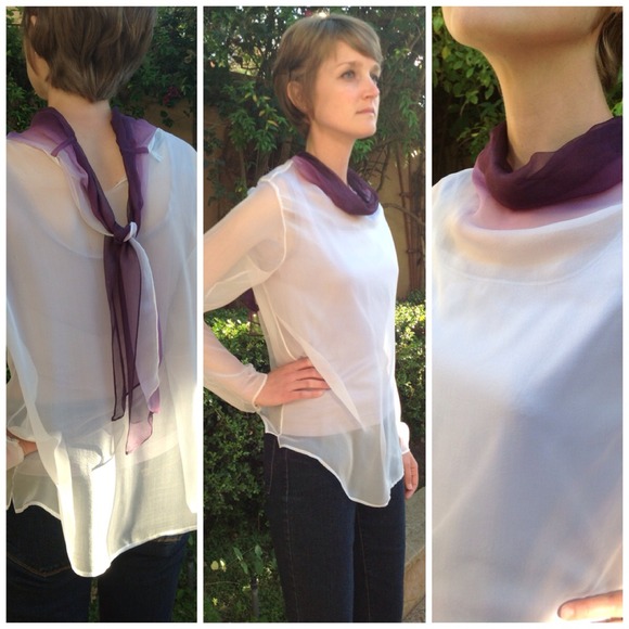 SOLD - YSL Blouse - HP Pretty Flirty Girly Party!