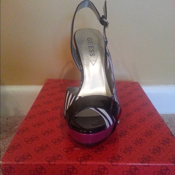 Sling back heels