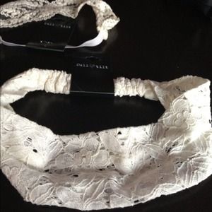 Off white head band