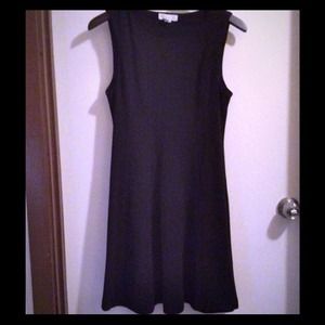 F21 Black fit and flare dress