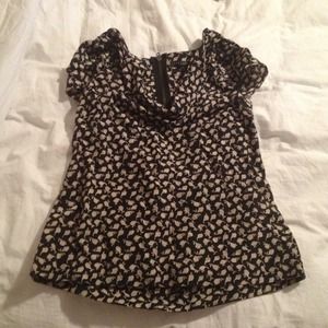 Dainty Boatneck silk/cotton top