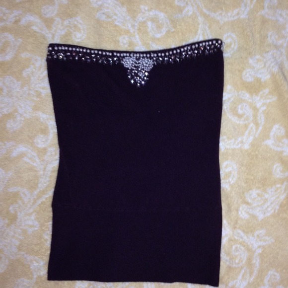 Dark Brown Tube Top - Picture 3 of 3