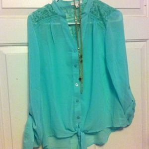 Mint green lovely shirt