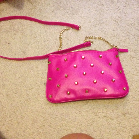 Hot pink purse