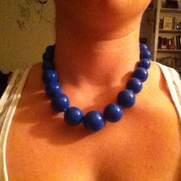Blue necklace