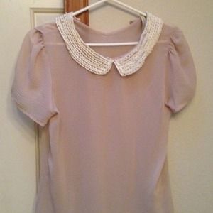 Nude blouse