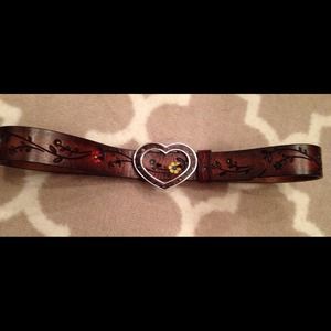🎉REDUCED🎉Brighton goes boho! leather belt sz 32