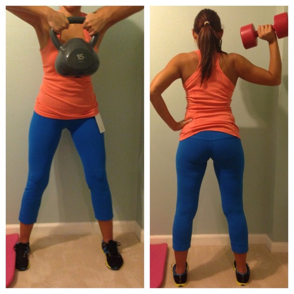 🚫SOLD🚫 Ω Lululemon Athletica Power Up Crop - Picture 3 of 4