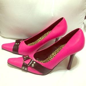 Electric Pink Pumps