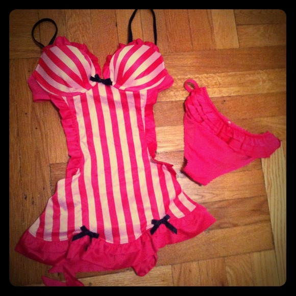 Candy stripe Victoria Secret Lingerie