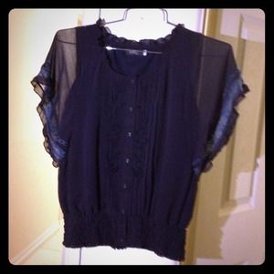 🌹❤Beautiful Navy Top🎉🎈