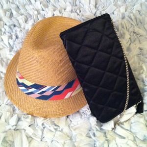 Fedora and handbag bundle