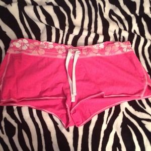 Pink Cotton Shorts
