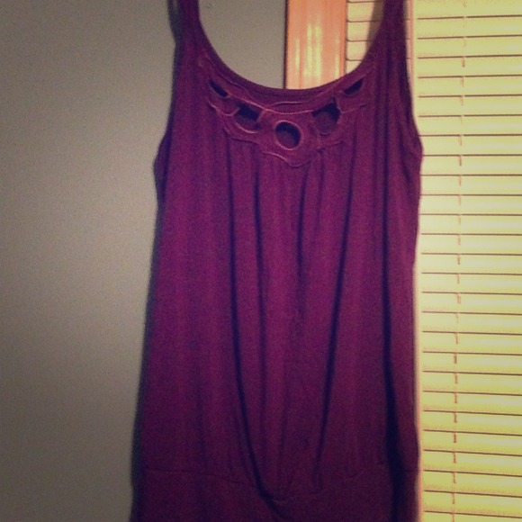 A summery purple tank top. - Picture 1 of 3