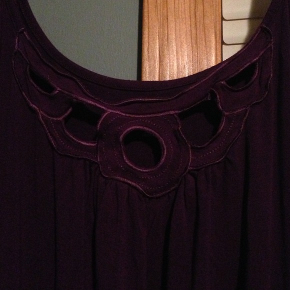 A summery purple tank top. - Picture 2 of 3