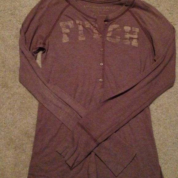Abercrombie and Fitch light brown long sleeve. - Picture 1 of 1