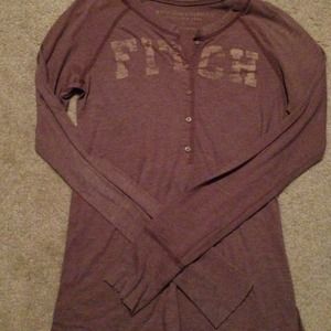 Abercrombie and Fitch light brown long sleeve.