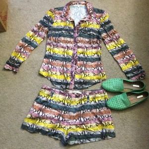 Rachel Roy shirt and shorts (can buy as separates)