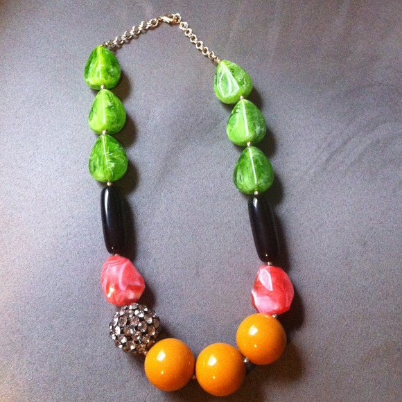 Anthropologie Multi-Color statement necklace