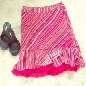 The Limited 100% silk skirt