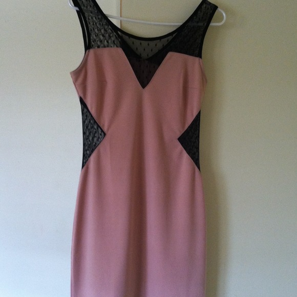 Lace cut party dress