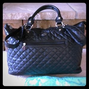 Nest quilted diaper bag