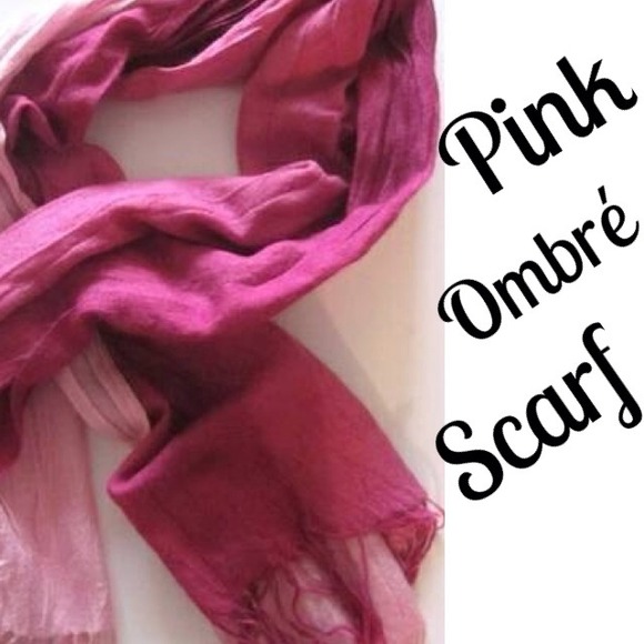 BUNDLED - Pink Ombré Scarf