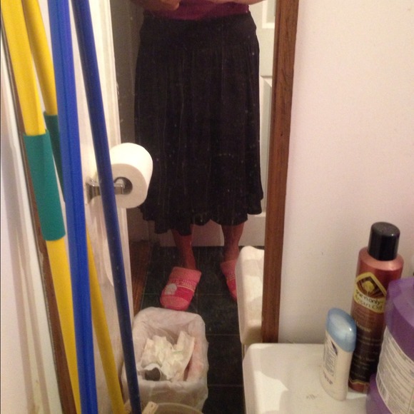 Black skirt