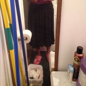Black skirt