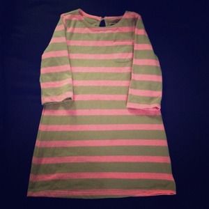 SOLD Adorable pink striped toddler dress!