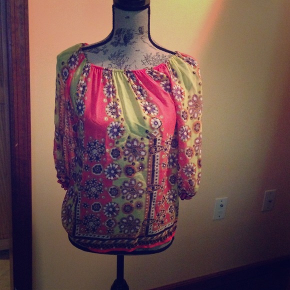 Sheer Boho top