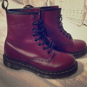 *RESERVED* Dr. Martens in Cherry Red, Size 6