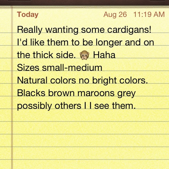 Looking for cardigans!! 👀