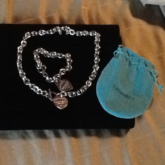 Tiffany & Co sterling toggle set