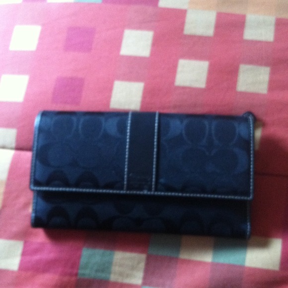 Authentic Black Coach Wallet