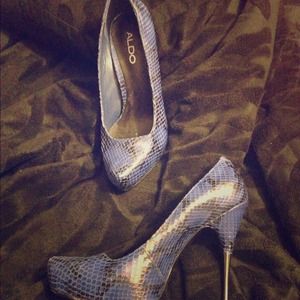 Aldo Snake Skin Stiletto